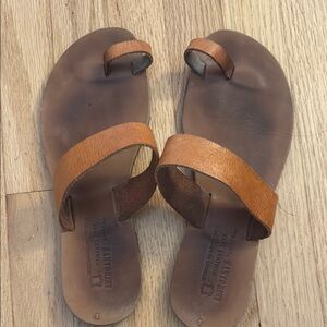 Brown Leather Sandals